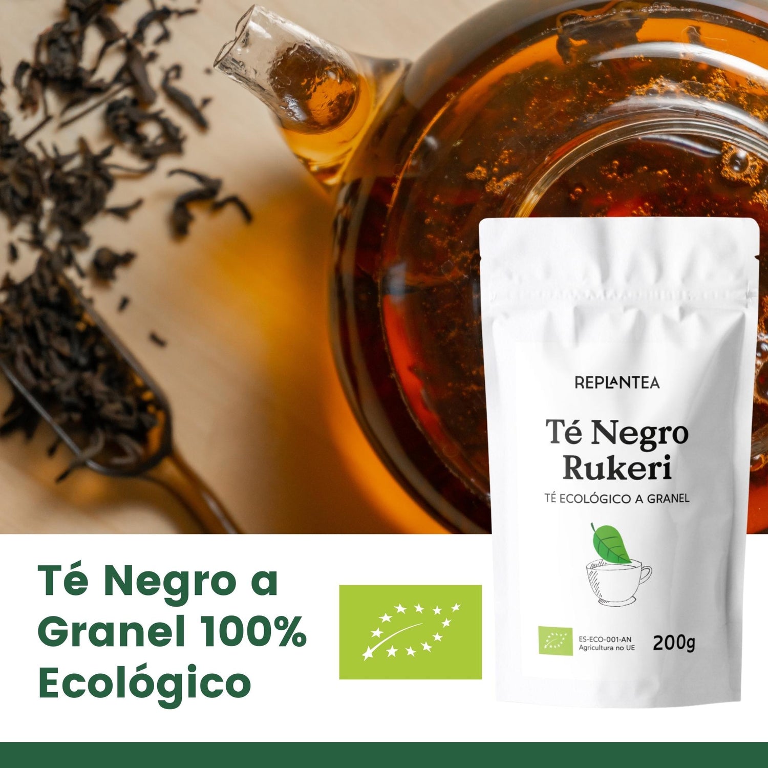 Chá Preto Rukeri Biológico 200 g