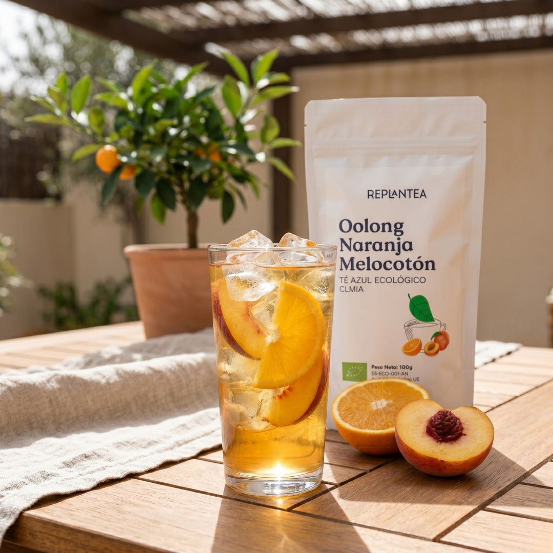Chá Oolong Azul com Laranja e Pêssego 100 g