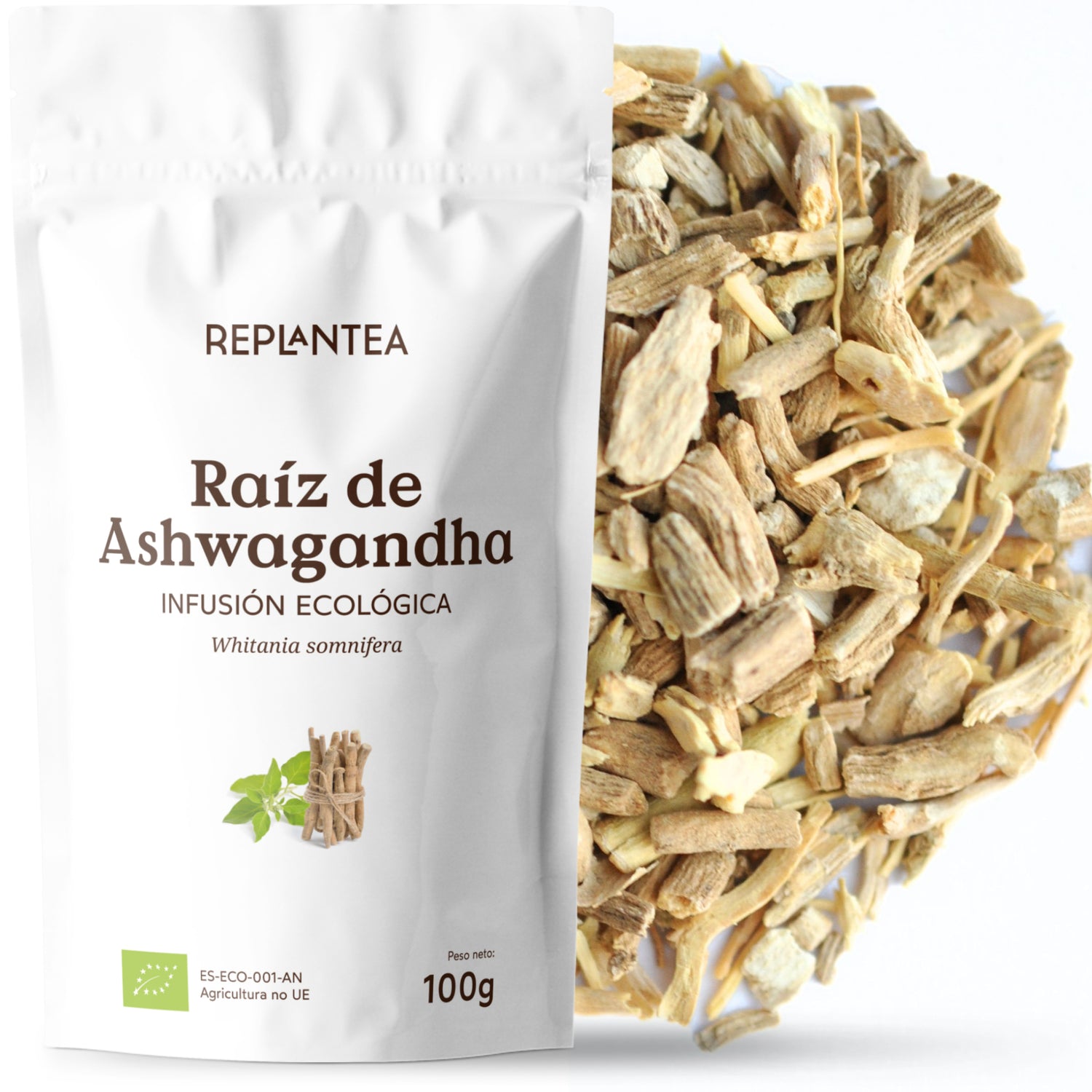 Infusão de Raiz de Ashwagandha Biológica 100 g