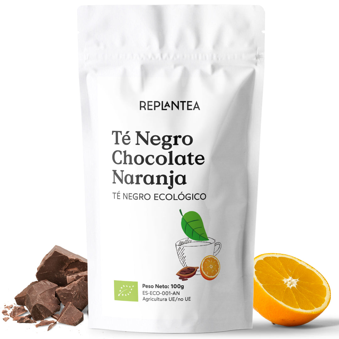 Chá Preto Chocolate Laranja Bio 100 g
