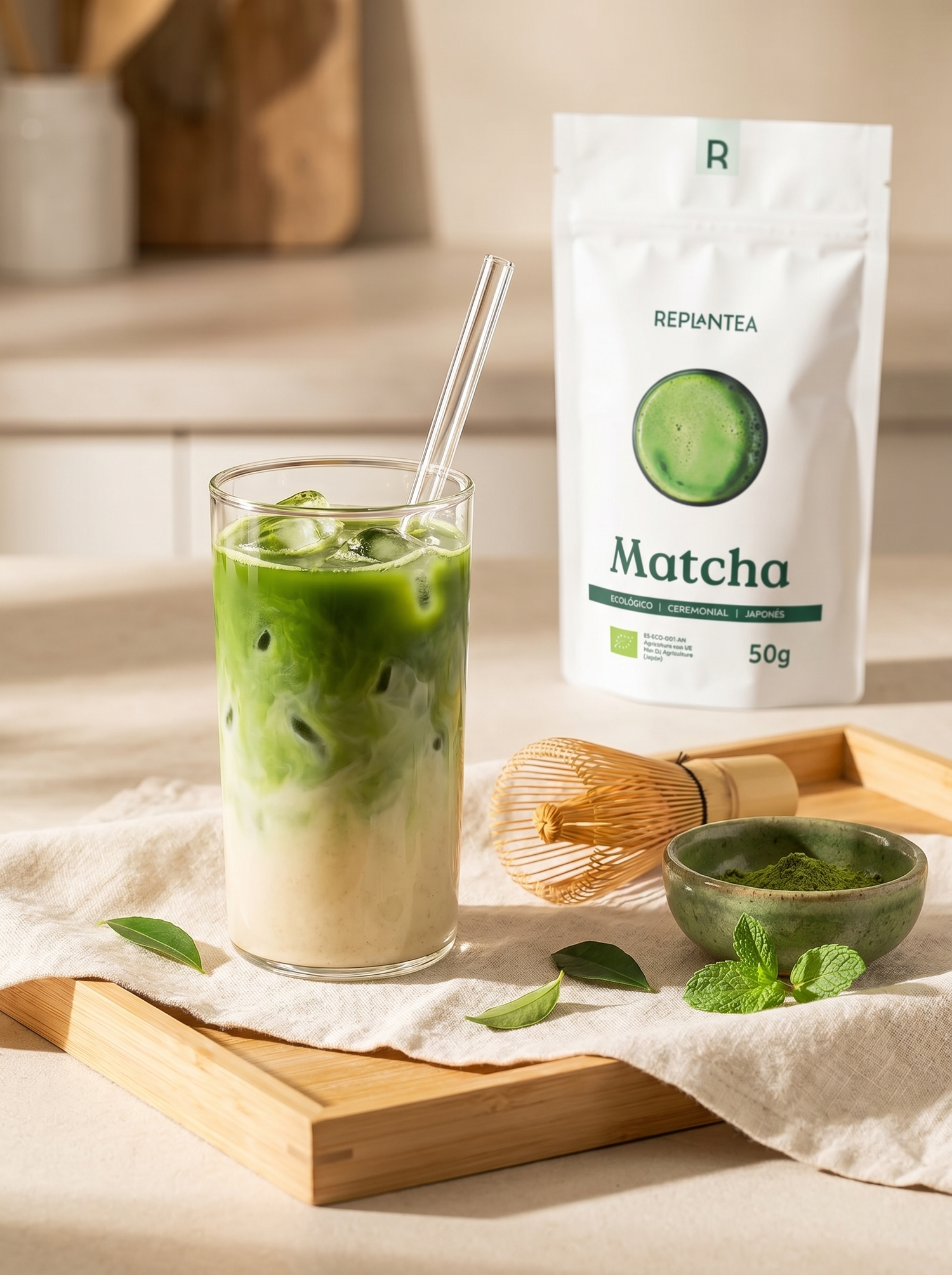 Chá Matcha Cerimonial Japonês Biológico 50 g