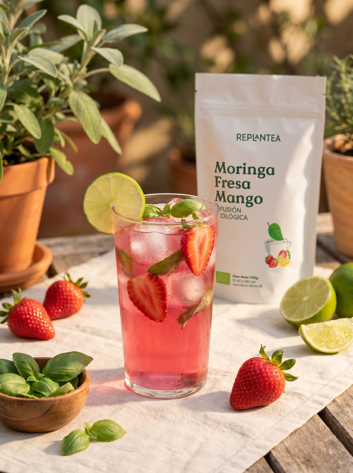 Infusão Biológica de Moringa e Manga 100 g