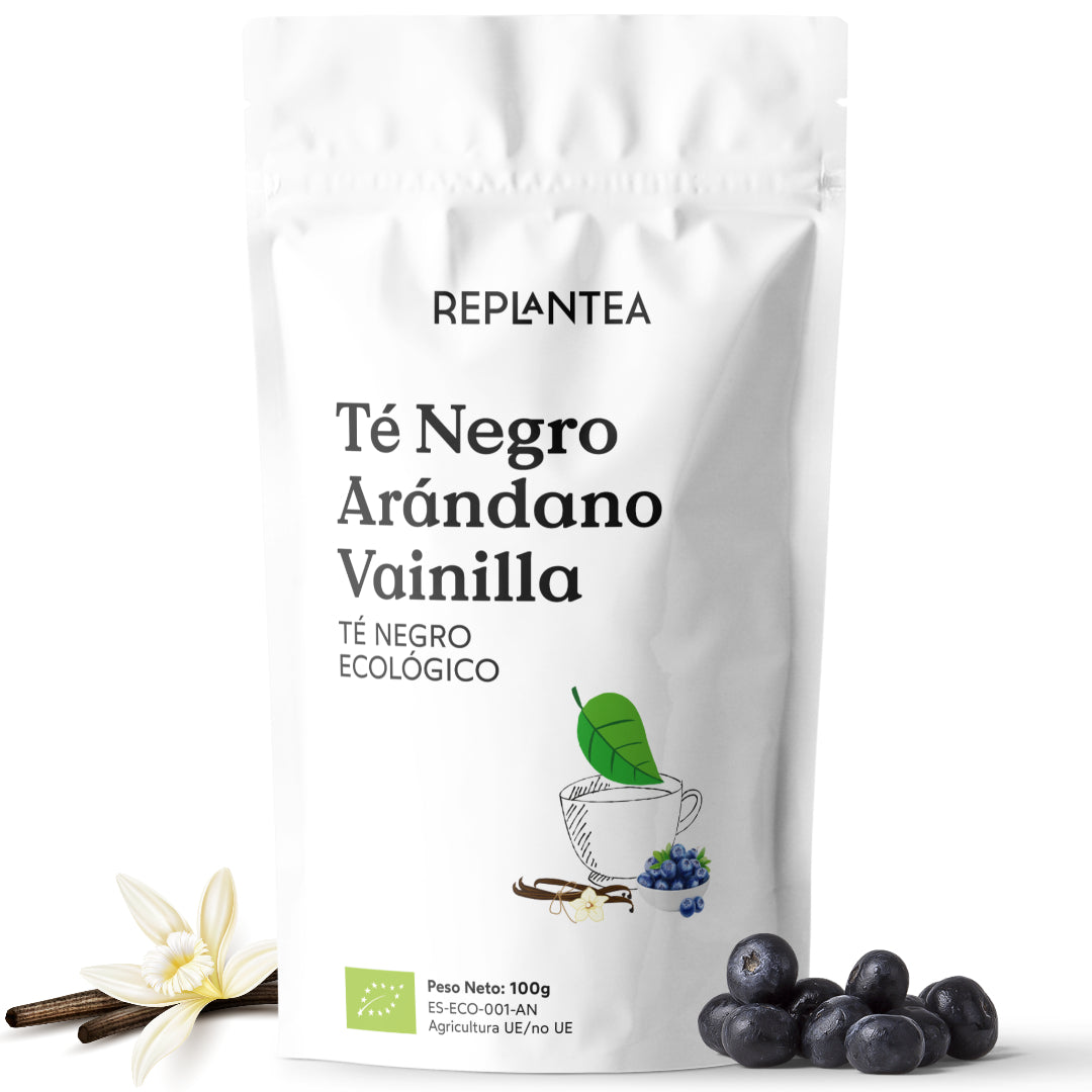 Chá Preto Biológico de Mirtilo e Baunilha 100 g
