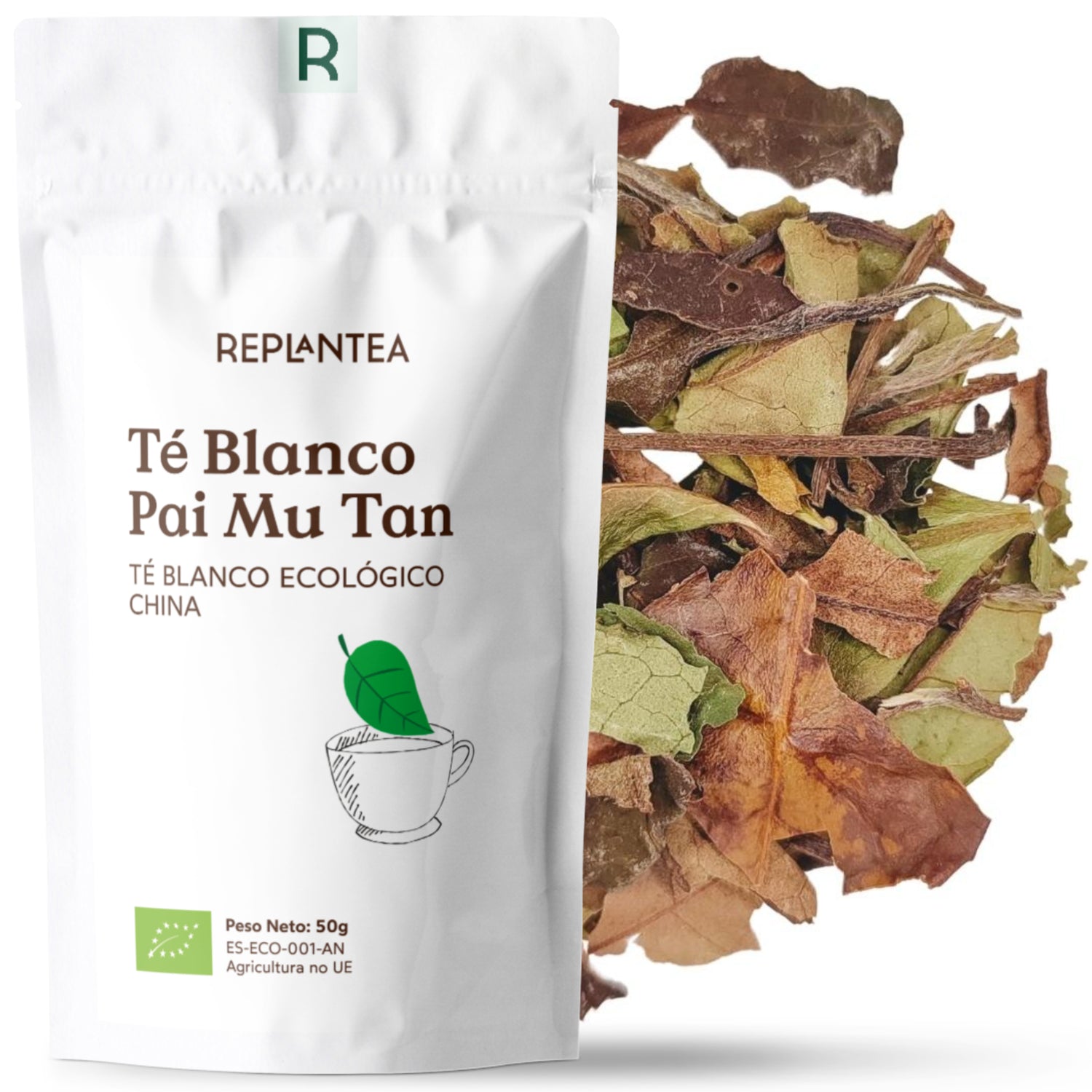 Chá Branco Pai Mu Tan Biológico 50 g