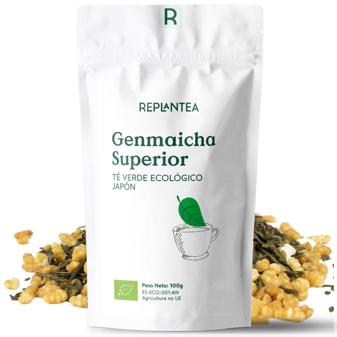 Chá Verde Genmaicha Biológico 100 g