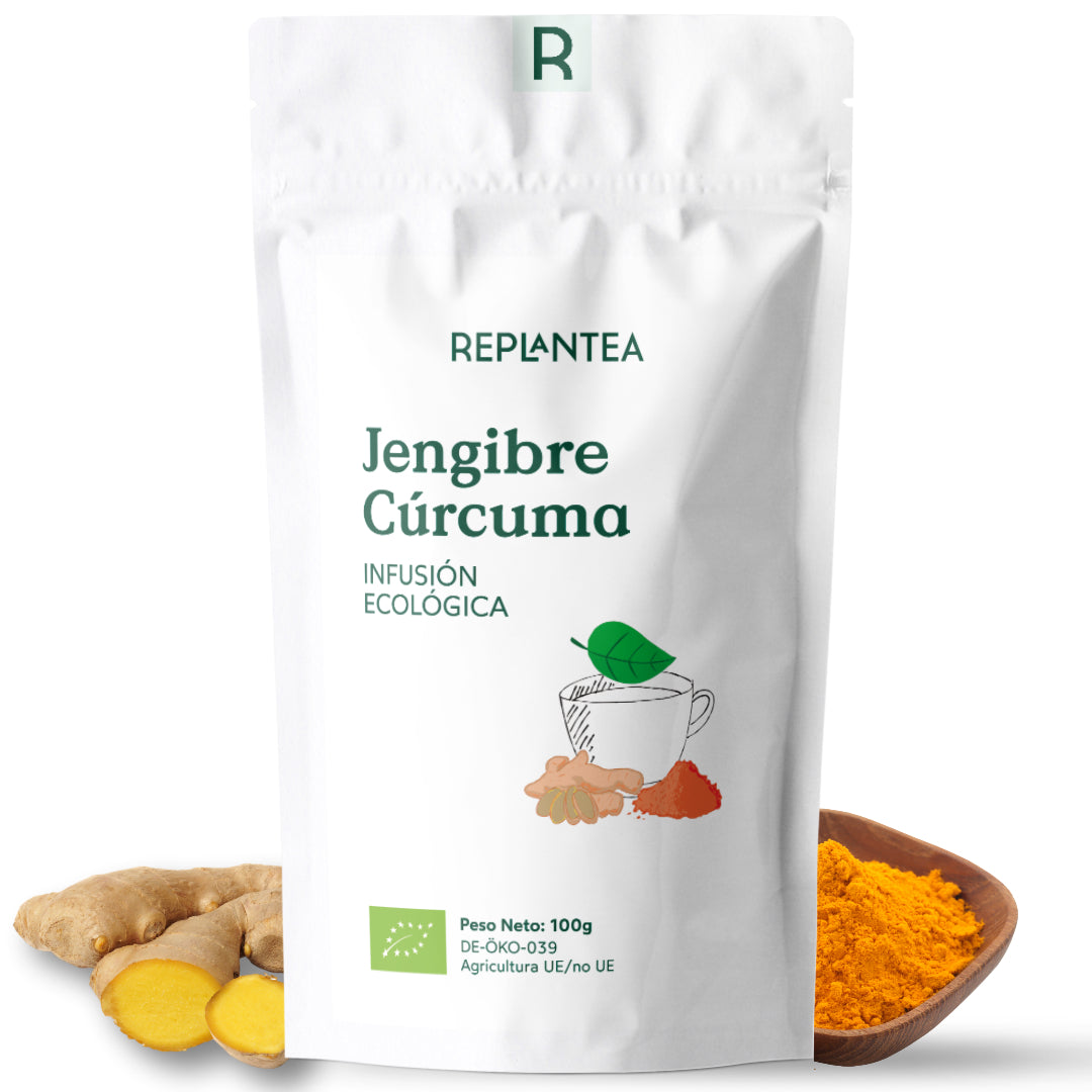 Infusão Biológica de Gengibre e Cúrcuma 100 g