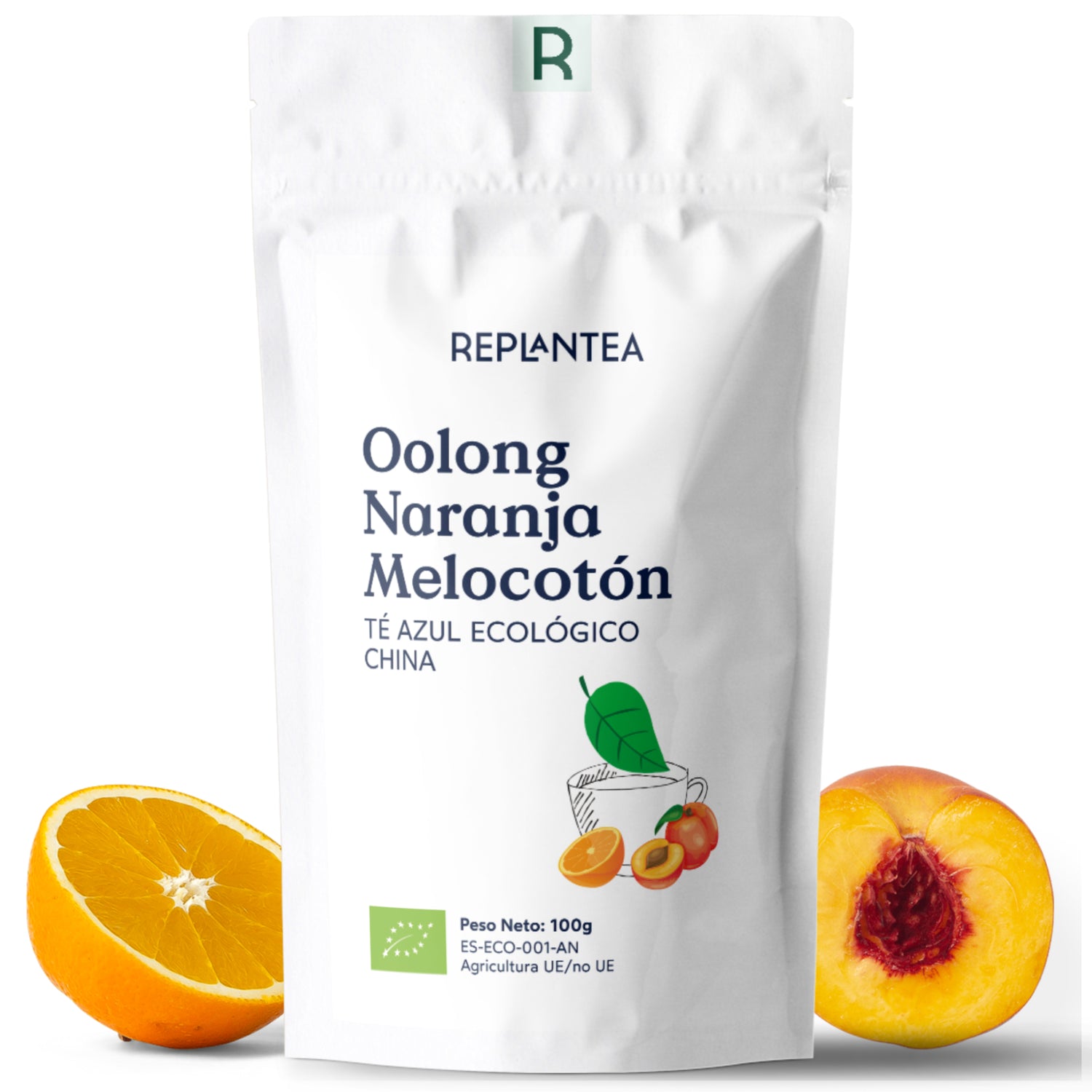 Chá Oolong Azul com Laranja e Pêssego 100 g